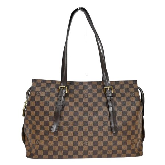 LOUIS VUITTON Chelsea Shoulder Tote Bag Damier Leather BN France N51119 16ED389 - Picture 1 of 14